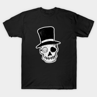 Mr. Dead Gentleman Skull Halloween T-Shirt
